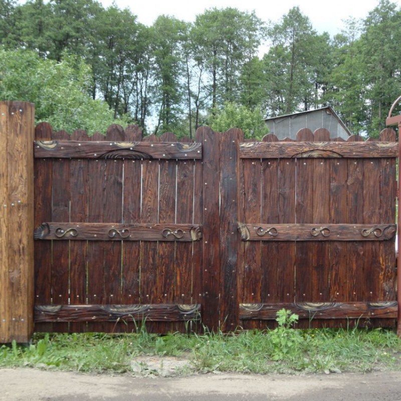 Ворота, заборы, калитки под старину